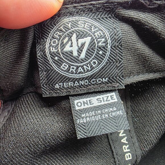 47 Brand Chicago Cubs Snapback Hat Cap One Size Black Multicolor Palm Brim - Picture 6 of 9